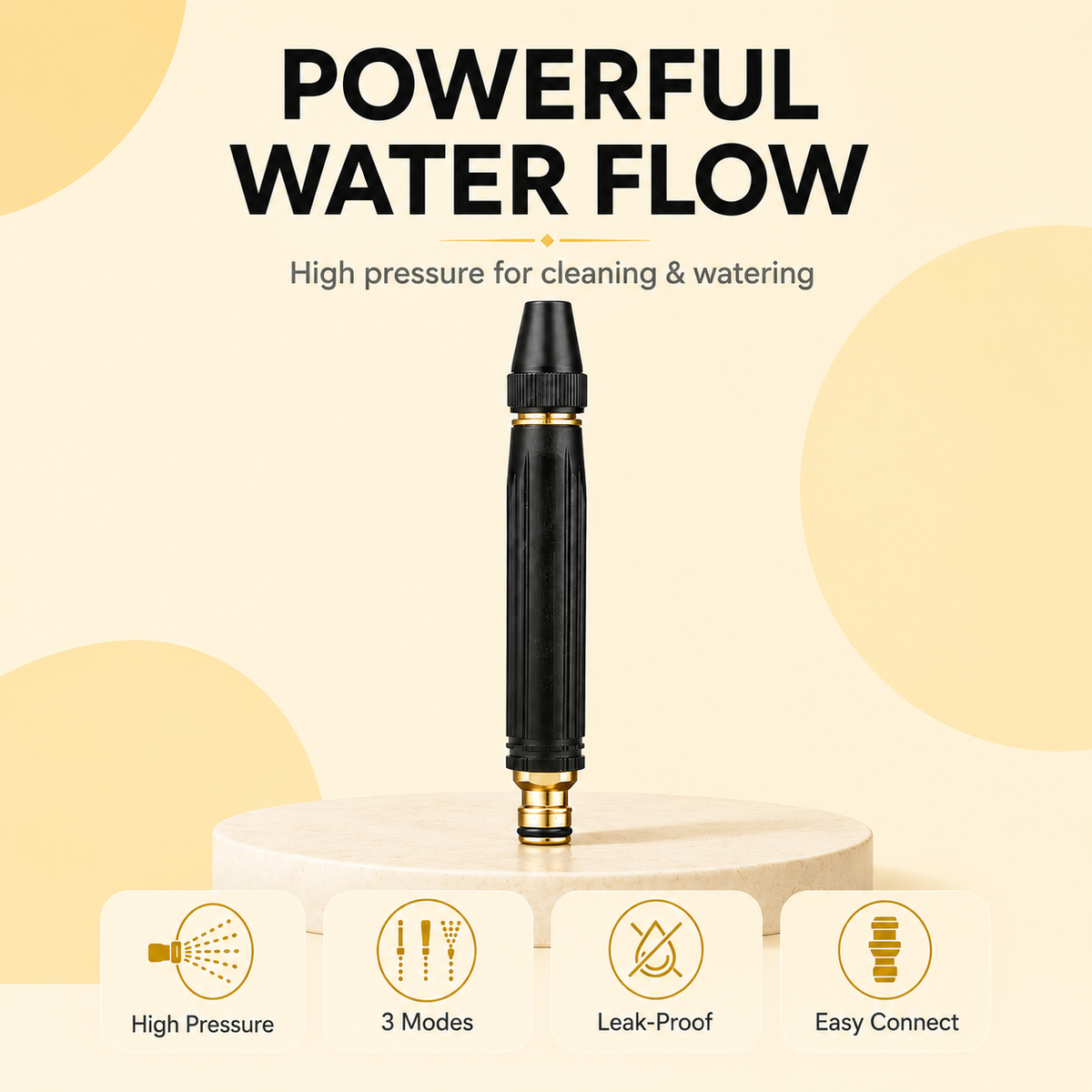 5-in-1 High Pressure Cleaning & Washing Nozzle