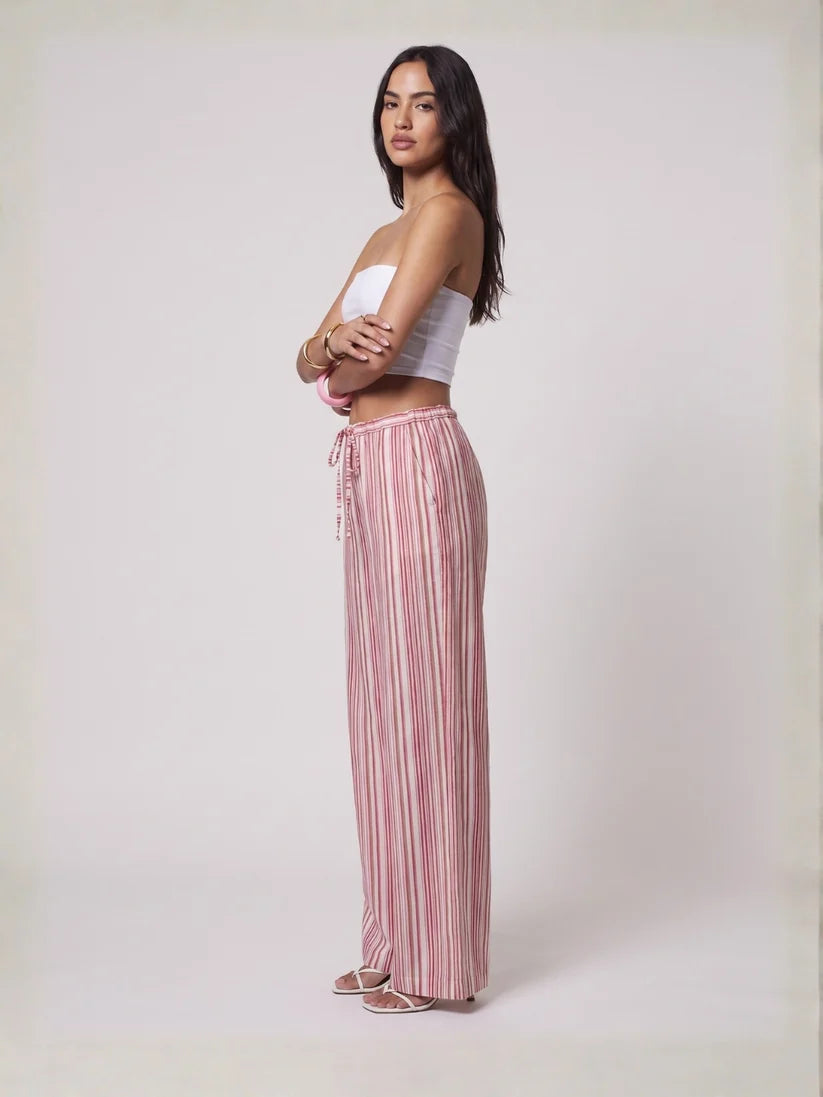Pink Striped Pants