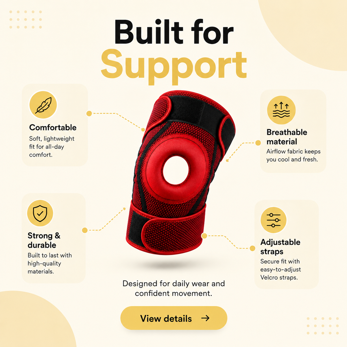 Silicon Knee Support For Pain Buy1 Get1 Free 1