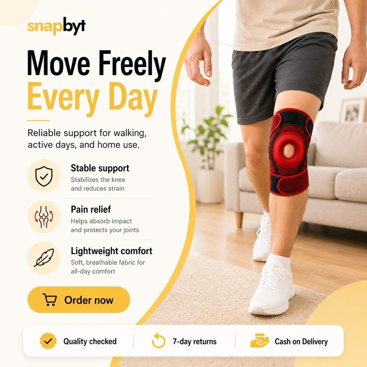Silicon Knee Support For Pain Buy1 Get1 Free 2