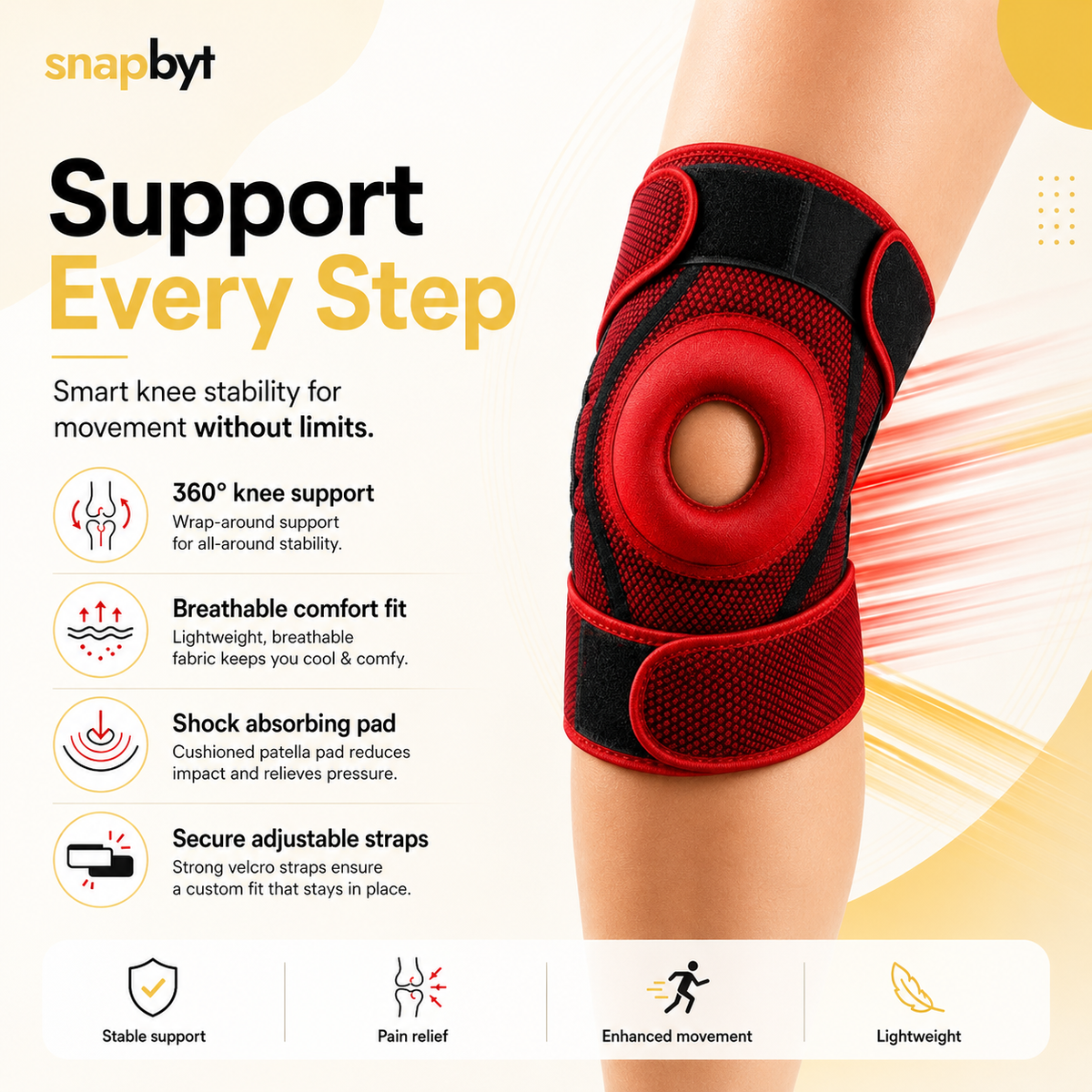 Silicon Knee Support For Pain Buy1 Get1 Free 1