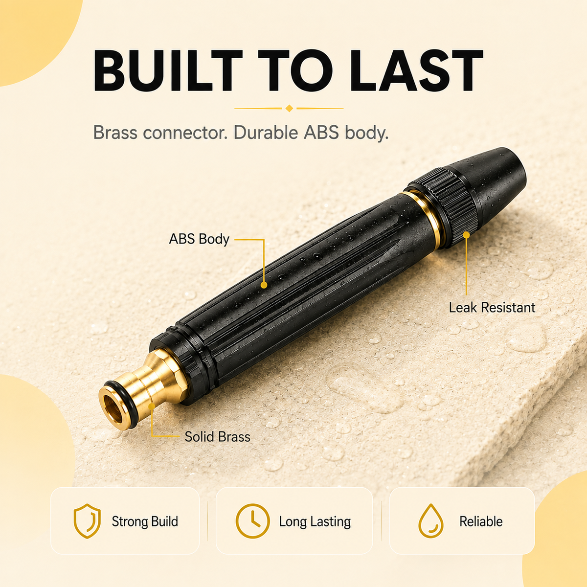 5-in-1 High Pressure Cleaning & Washing Nozzle