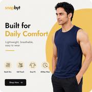 Pack Of 5 Sleeveless Vests For Men