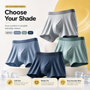 Men's Stretchable Ice Silk Underwear – Buy 1 Get 2 Free