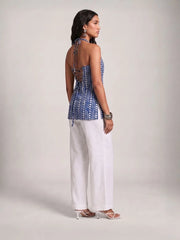 Dabu Halter Corset Kurti Top